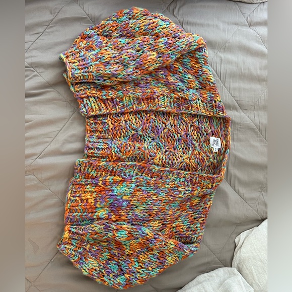 Princess Polly Knitted Cropped Rainbow Cardigan - Picture 6 of 6